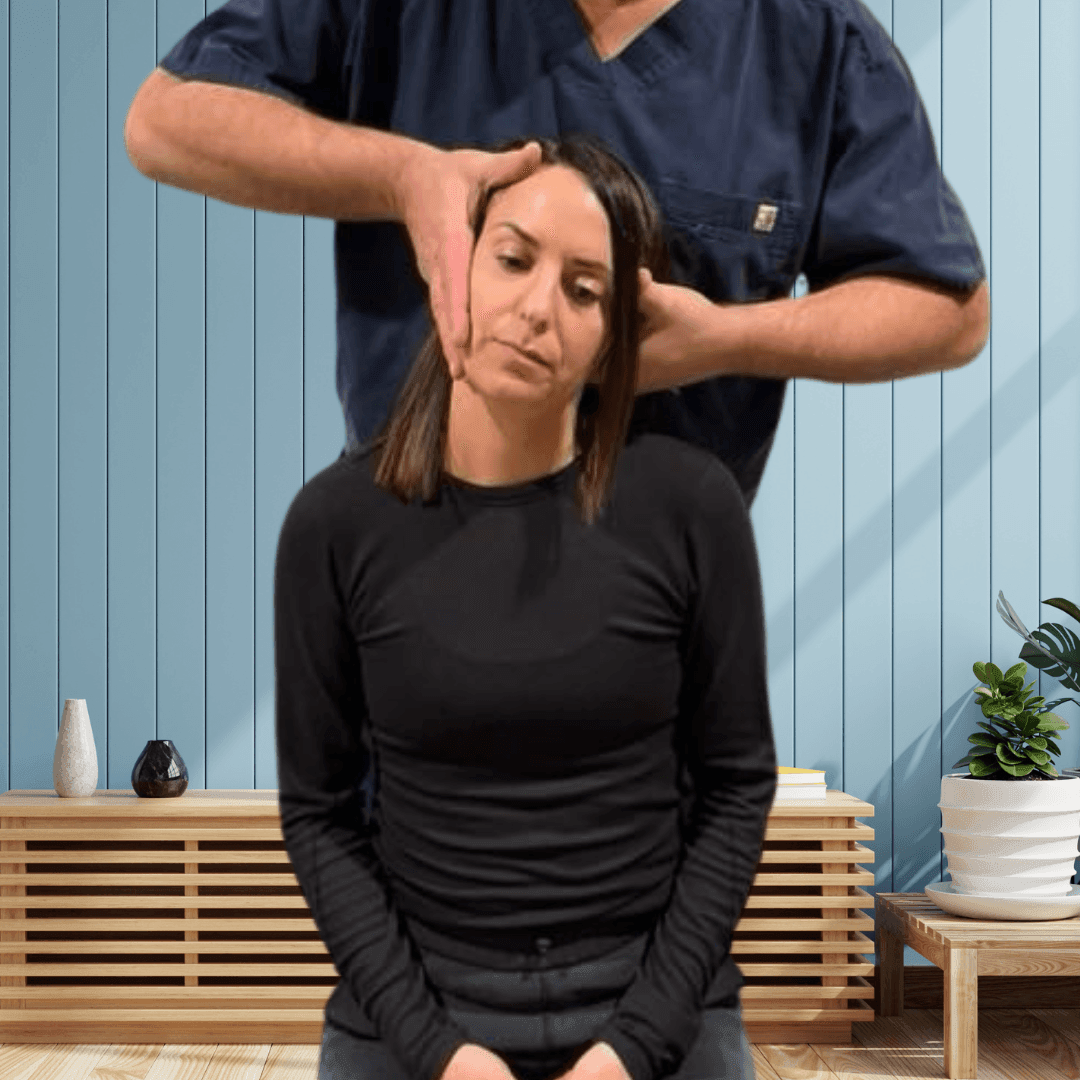 Chiropractic adjustment of the neck